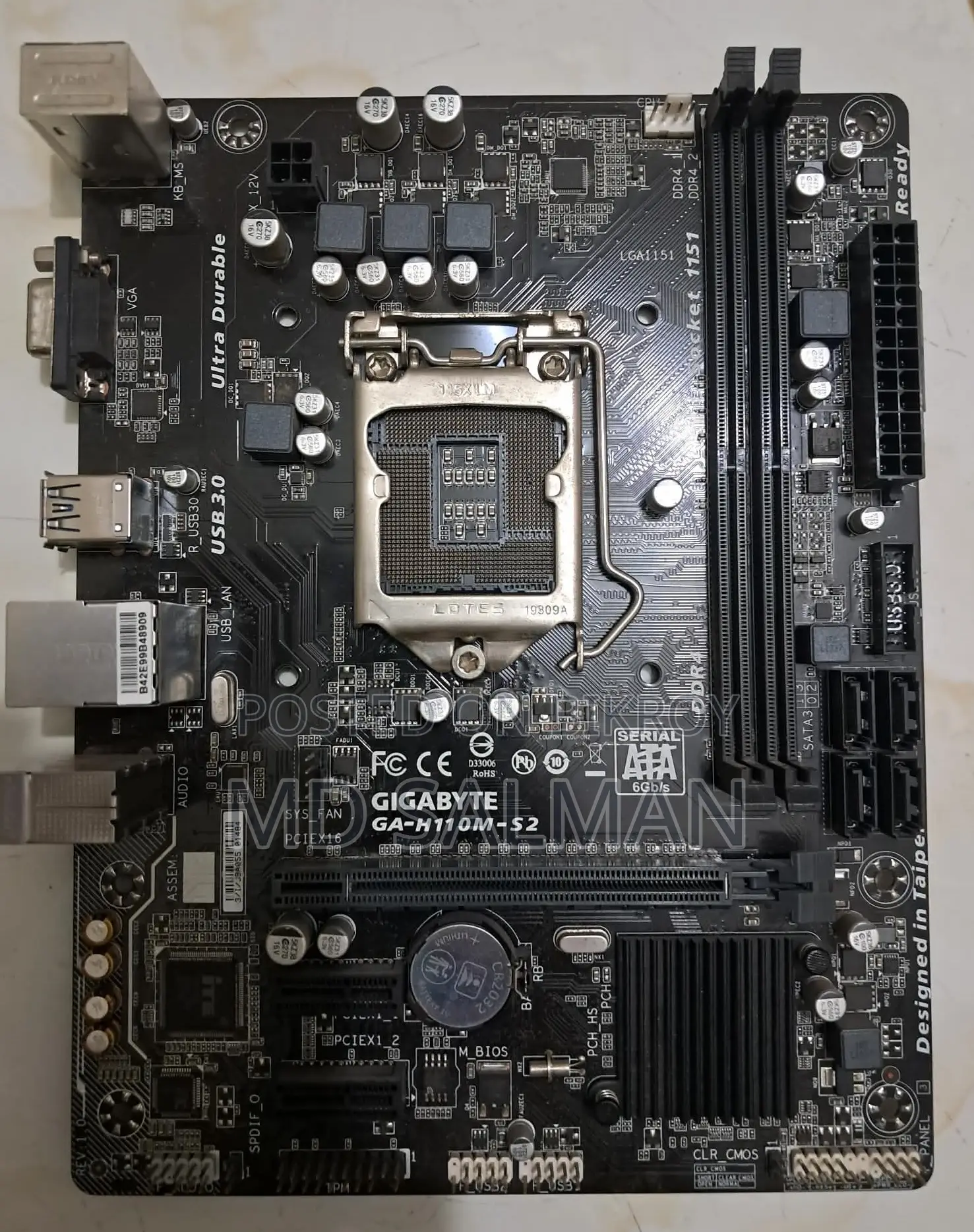 Gigabyte GA-H110M-s2 ATX Motherboard
