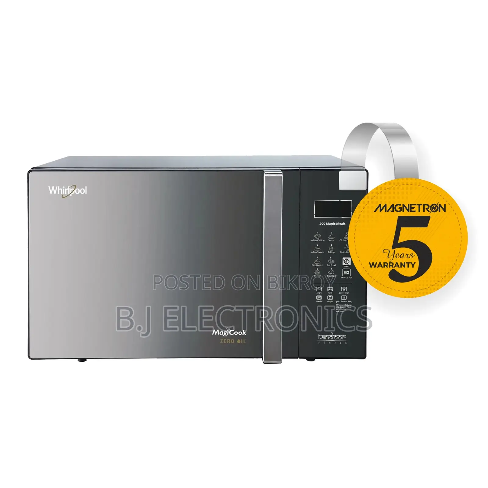 Magicook Elite Convection Microwave 30L Black Mirror
