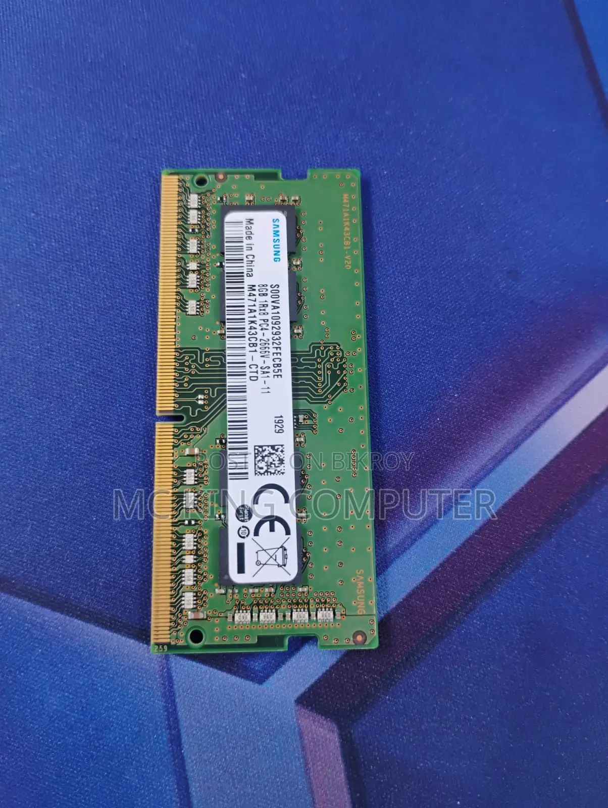 Samsung 8GB DDR4 Laptop RAM, 3200FSB