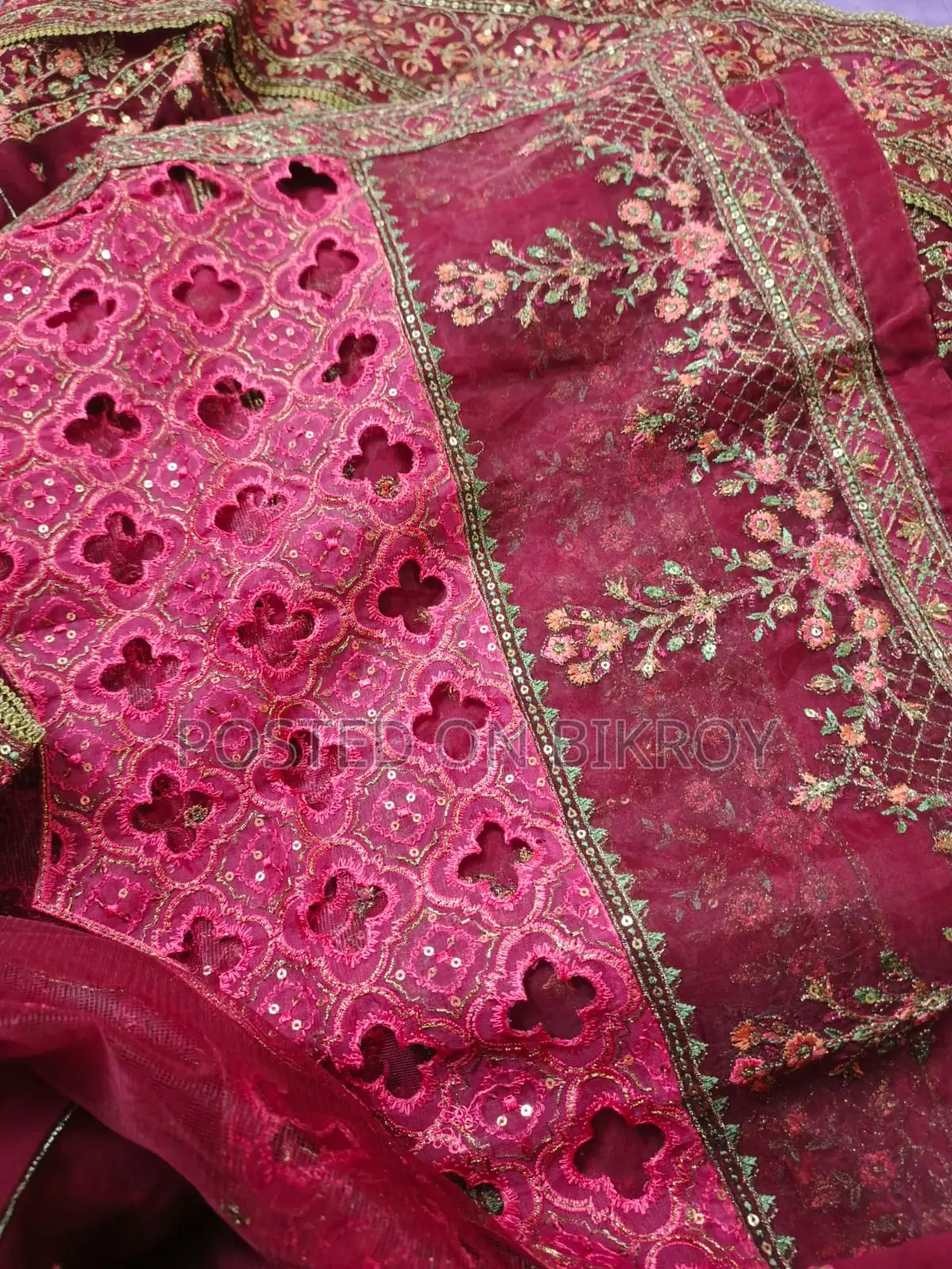 Brand New Maroon Pakistani Gown with Tag