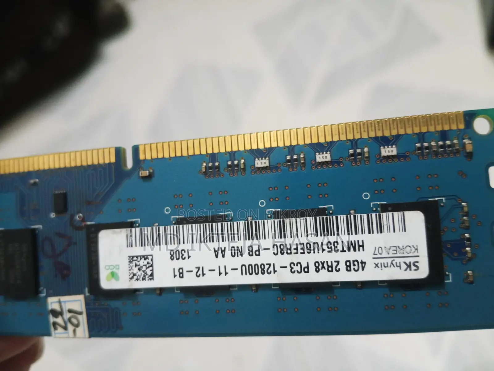 4GB DDR3 Desktop RAM (1600MHz) SK Hynix – Good Condition