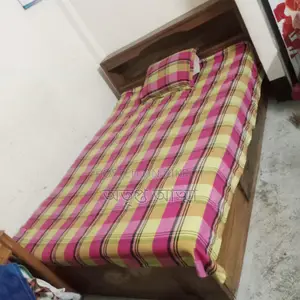 সেগুন কাঠের বক্স খাট
