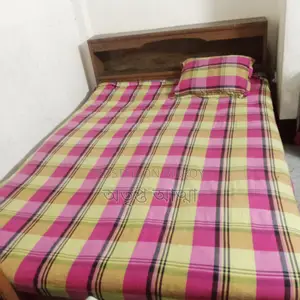 সেগুন কাঠের বক্স খাট