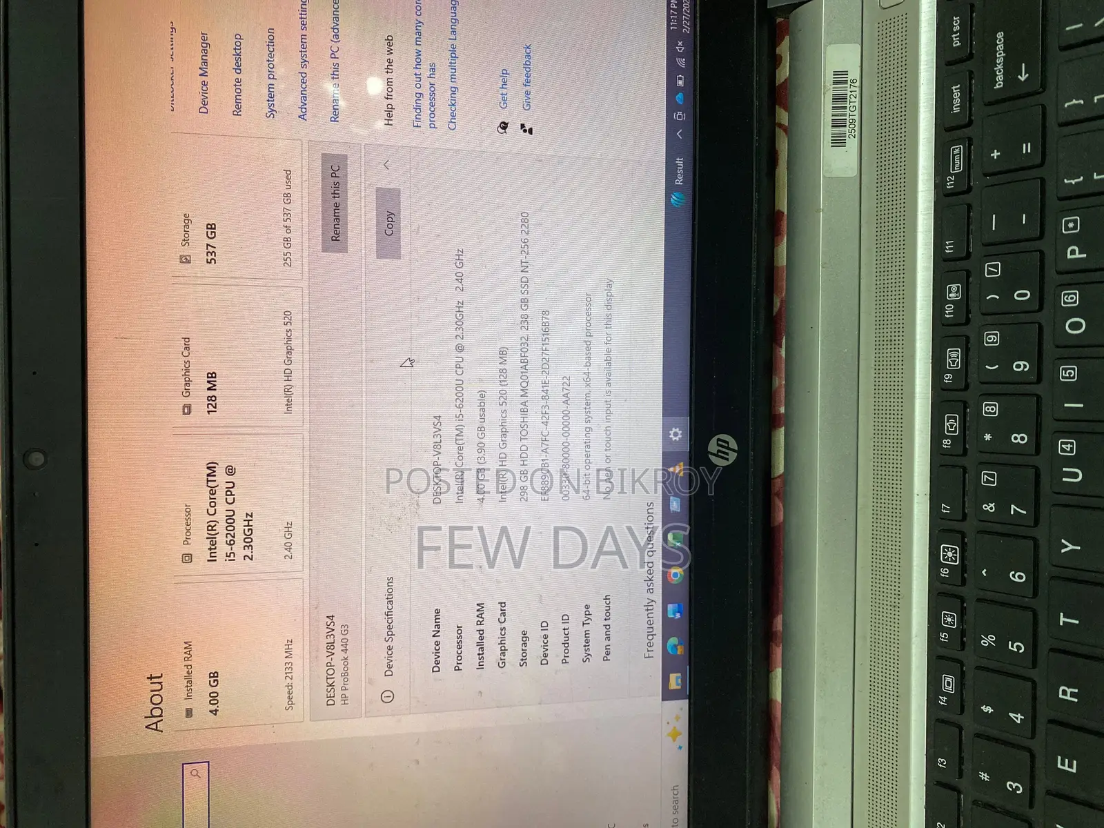Hp Probook 440 G3