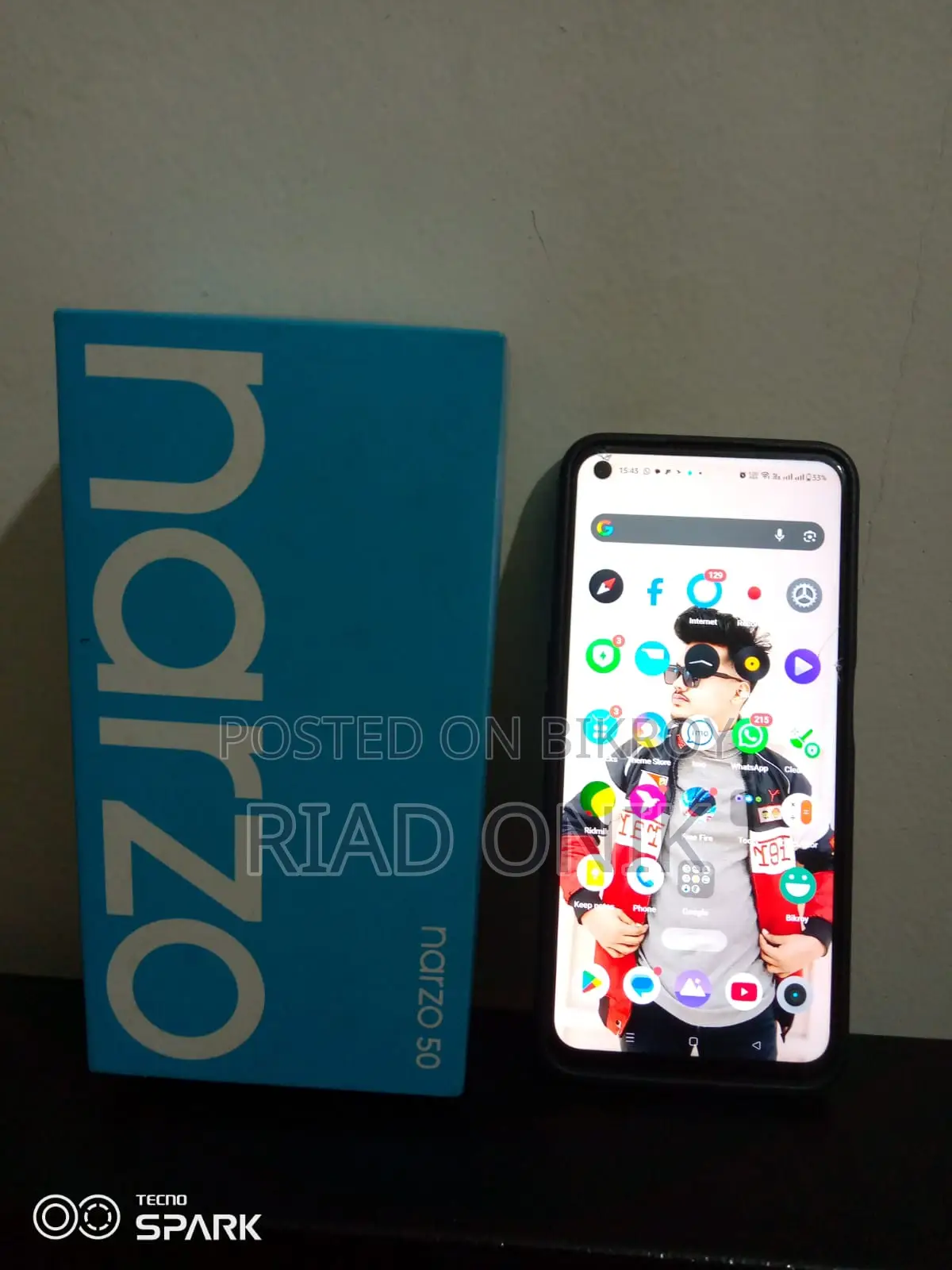 Realme Narzo 50 . (Used)