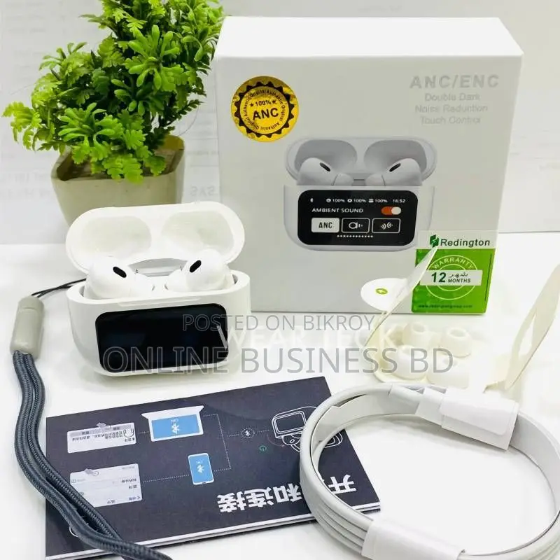 A9 Pro Display EarPods Bluetooth Headphones