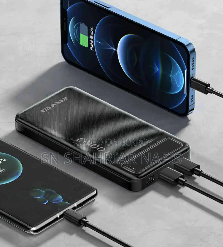 Awei P5K 10000mAh Dual USB Port Power Bank পাওয়ার ব্যাংক