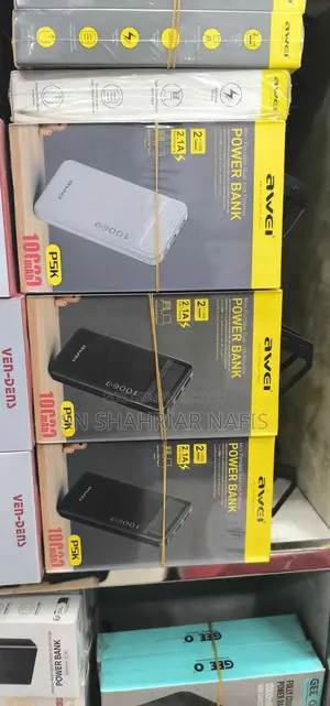 Awei P5K 10000mAh Dual USB Port Power Bank পাওয়ার ব্যাংক