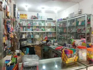 Selling shop with goods
