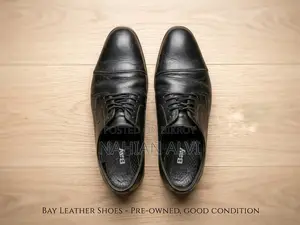 Bay Original Leather Box Hill Cap-toe Derby Style Oxford Shoes