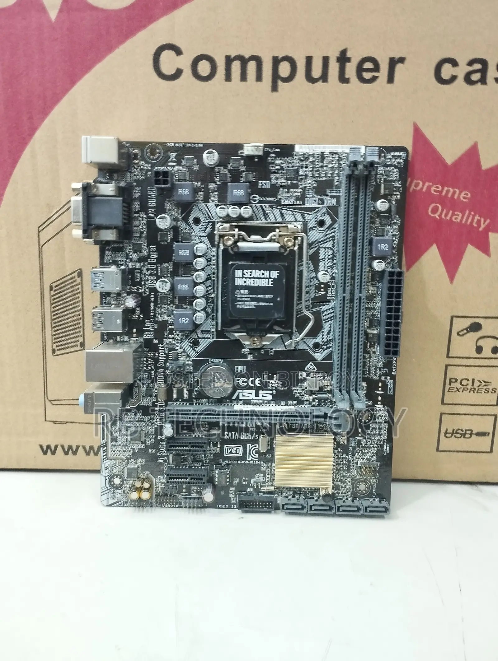 ASUS H110m Motherboard 1 year warranty (HDMI)