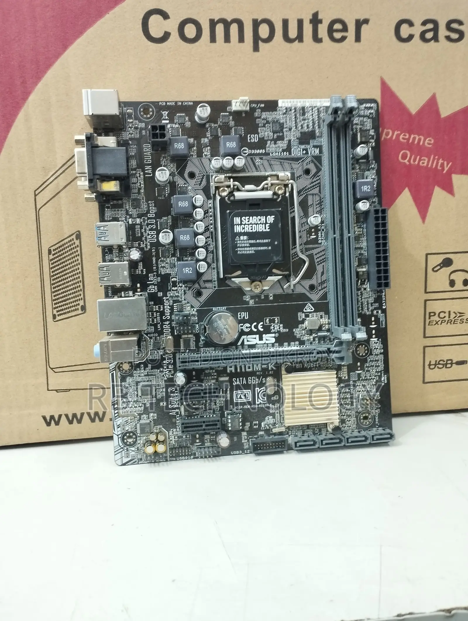 ASUS H110m Motherboard 1 year warranty (HDMI)