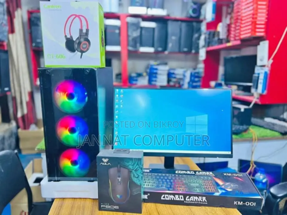 8th Gen Core I3+RAM 8GB+ROM 1000GB+SSD 128GB+LG 19" LED