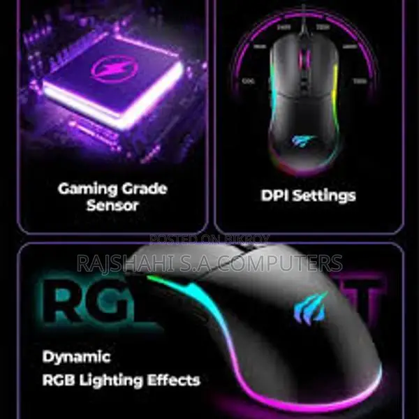 Ramadan Offer: Havit MS1020WB Tri Mode Wireless Gaming Mouse