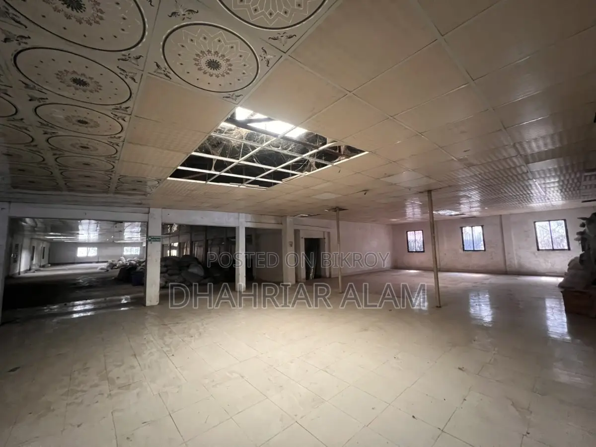16,000 Sqft Warehouse with 5 Bedrooms and Office Facing Dhaka-Mymensingh Highway