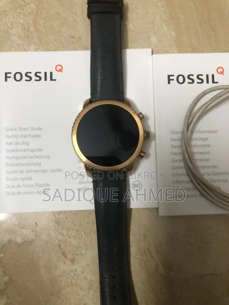 Fossil Gen 3 Explorist Black Dial Men's Smart Watch - FTW4002