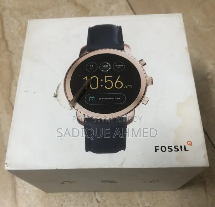 Fossil Gen 3 Explorist Black Dial Men's Smart Watch - FTW4002