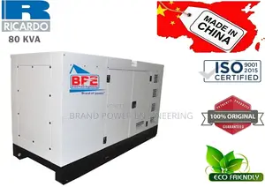 80kVA Ricardo Diesel GenSet – Soundproof Foreign Canopy