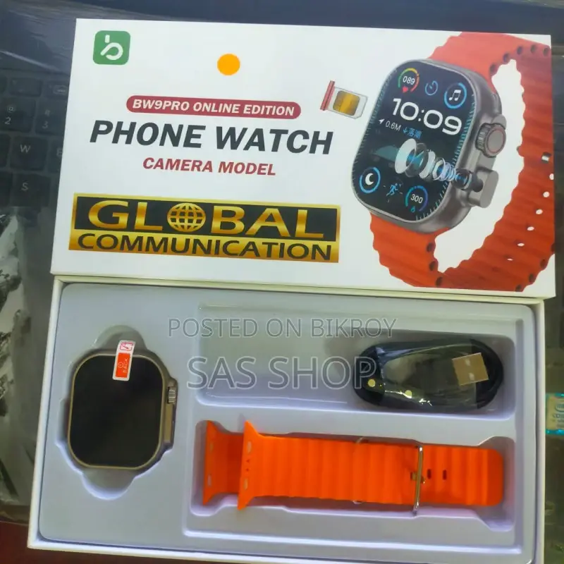 Bw9 Pro Online Edition Phone Watch Camera Model (Sim Supported)