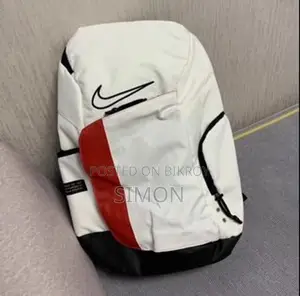 Nike Elite Pro Large Capacity Backpack White Red Black