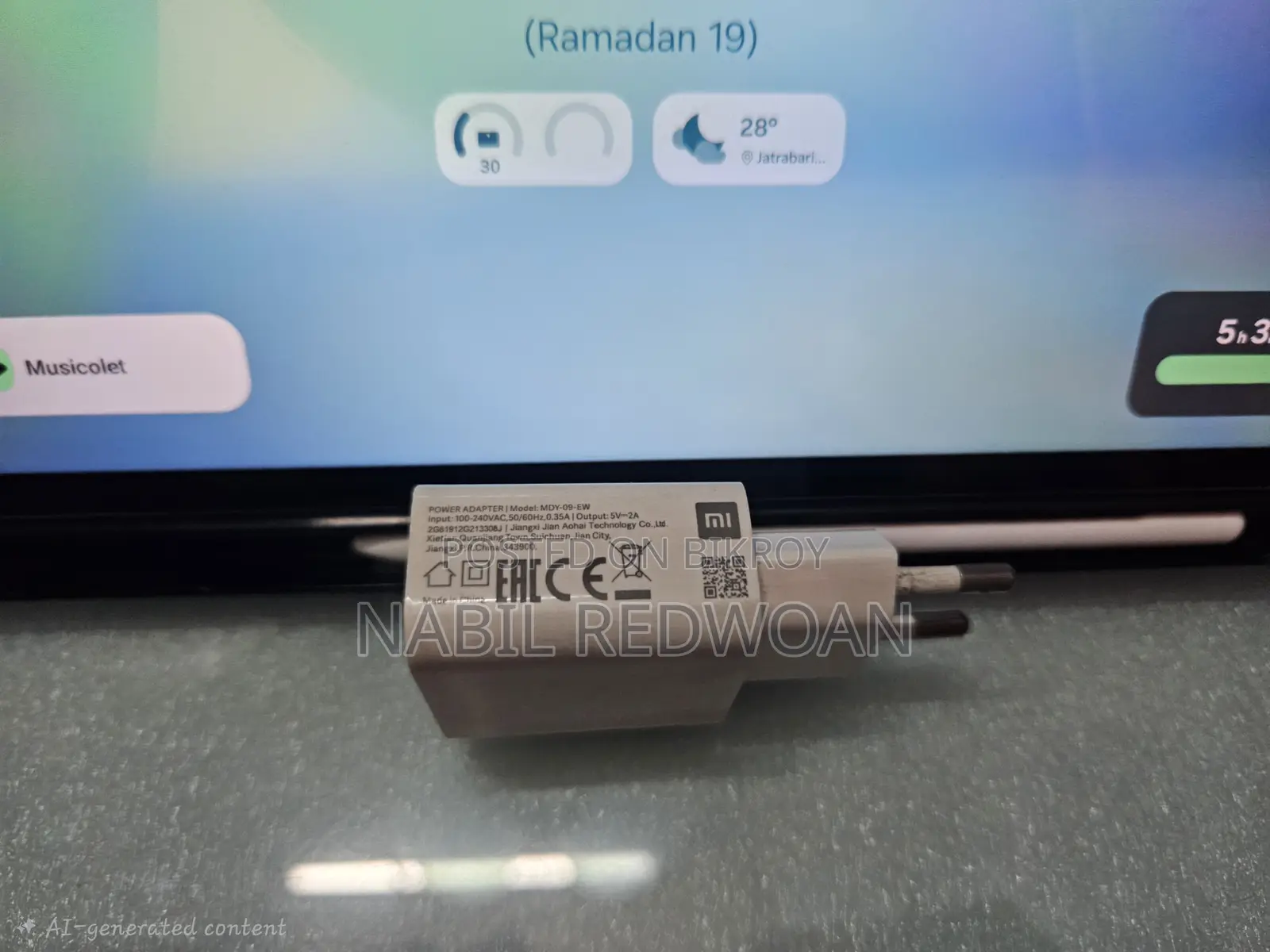 Xioami 10 W official charger