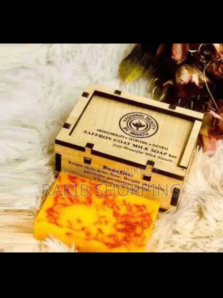Real Saffron Goat Milk Bar Soap
