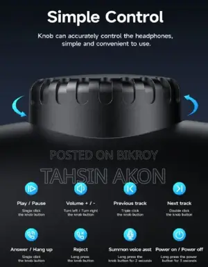 Hoco W35 Max Bluetooth 5.3 Headphone হোকো ব্লুটুথ হেডফোন