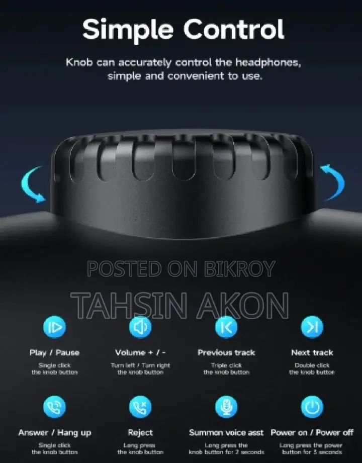 Hoco W35 Max Bluetooth 5.3 Headphone হোকো ব্লুটুথ হেডফোন