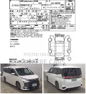 Toyota Voxy Sz Trd ফুল অপশন ২০২২