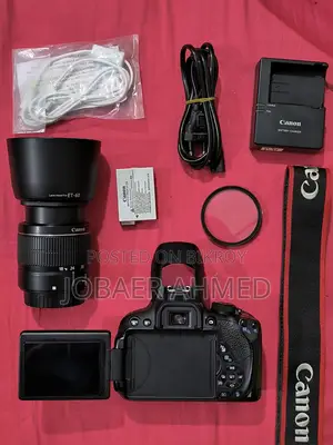 𝗖𝗮𝗻𝗼𝗻 700𝗗 (জাপানি) 𝗗𝗦𝗟𝗥 + Canon 18-55 Lens Full Setup