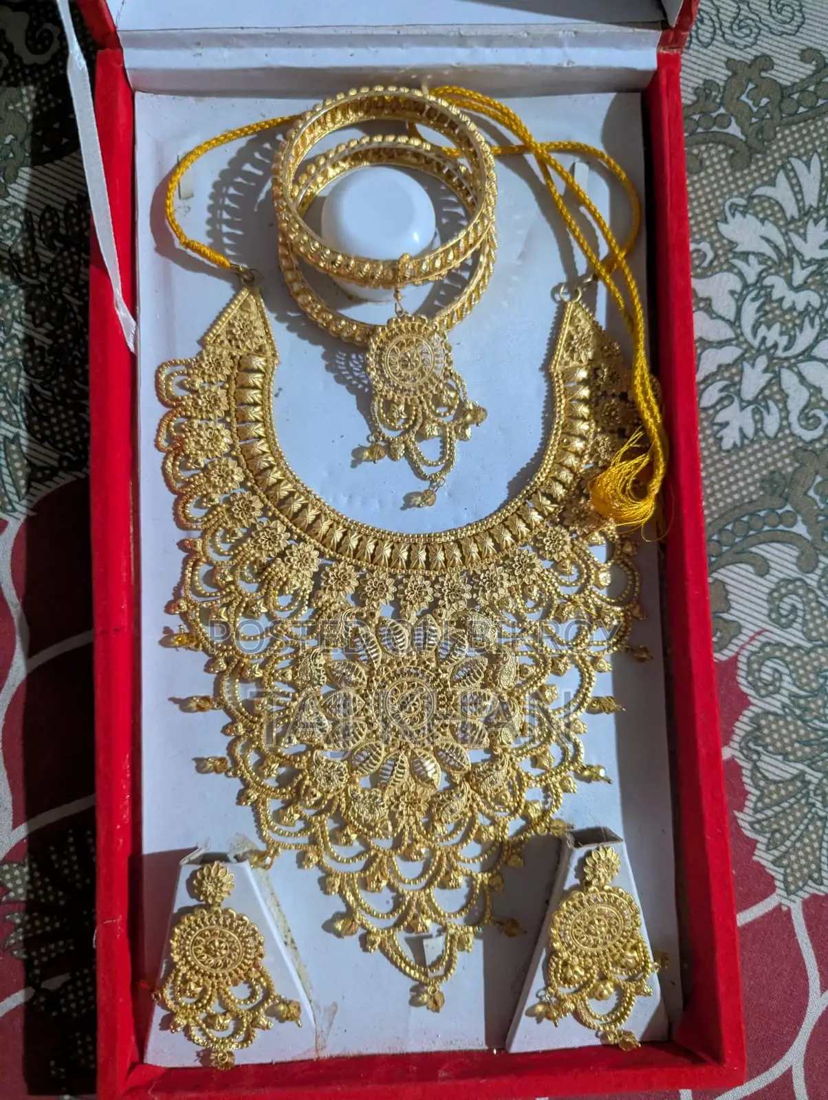 Gold-Plated Jewelry Set