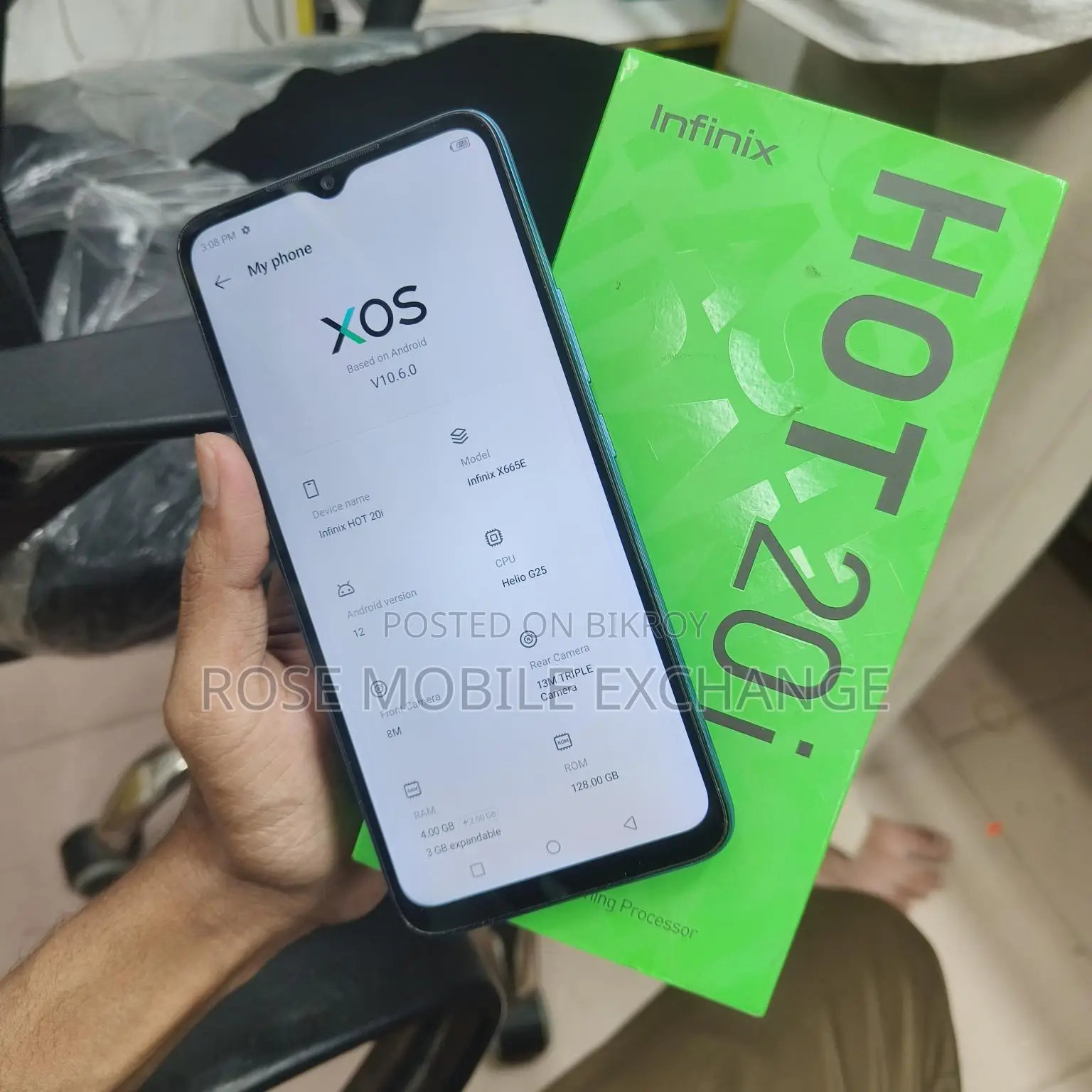 Infinix Hot 20i 4/128 Box (Used)