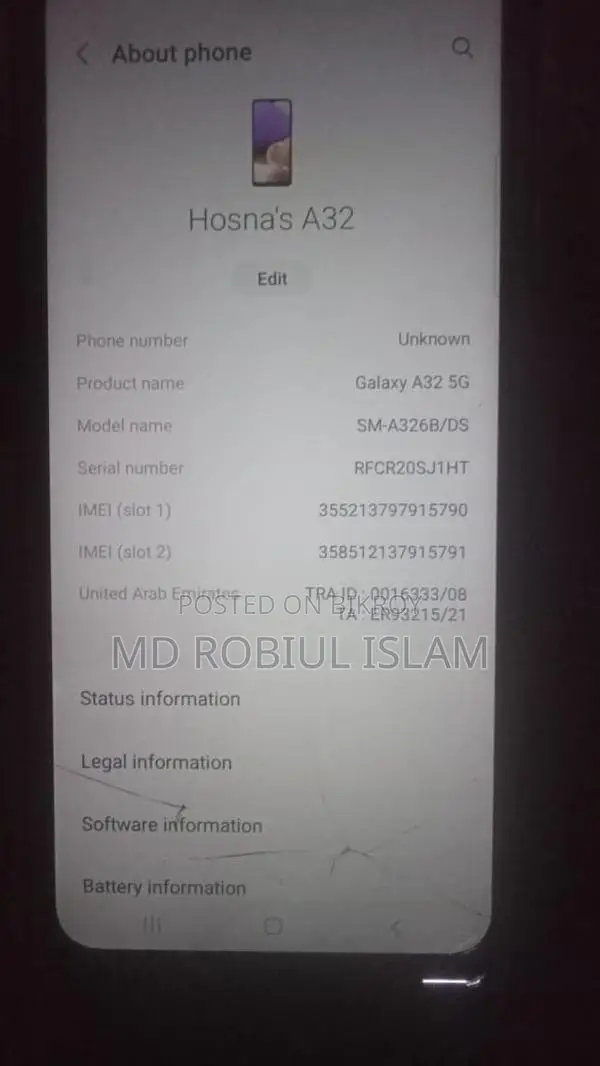 Samsung Galaxy A32 (Used)
