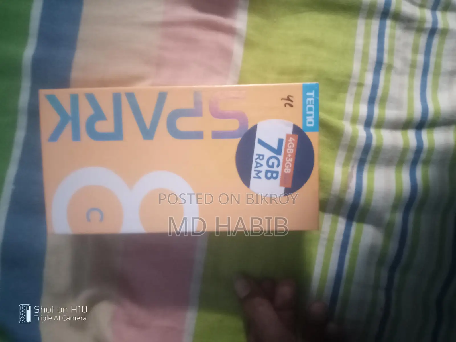 Tecno Spark 8C 4GB+3GB (Used)