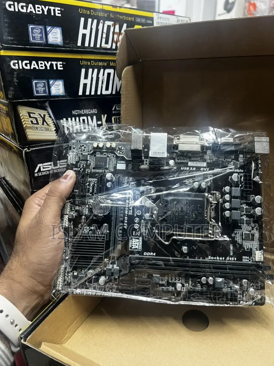 Gigabyte 110 6/7th gen Motherboard 1year replacement full boxes