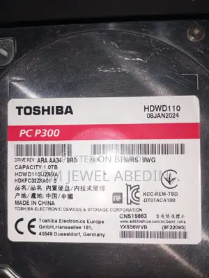 1TB Toshiba Hard Disk Drive in Offer Rate