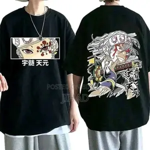 Naruto-themed ড্রপ শোল্ডার টি-শার্ট