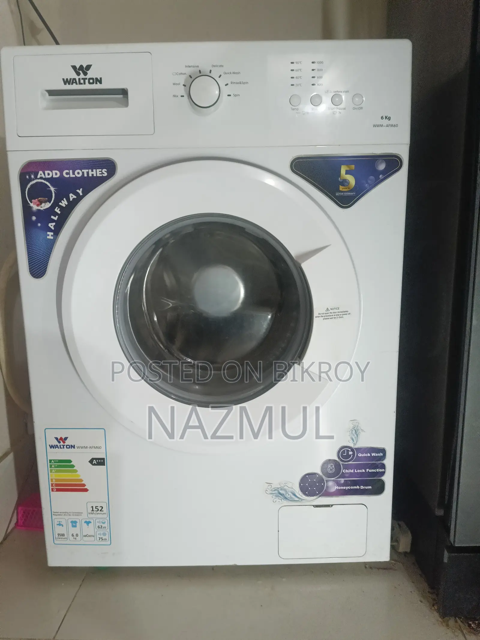 Walton Washing machine