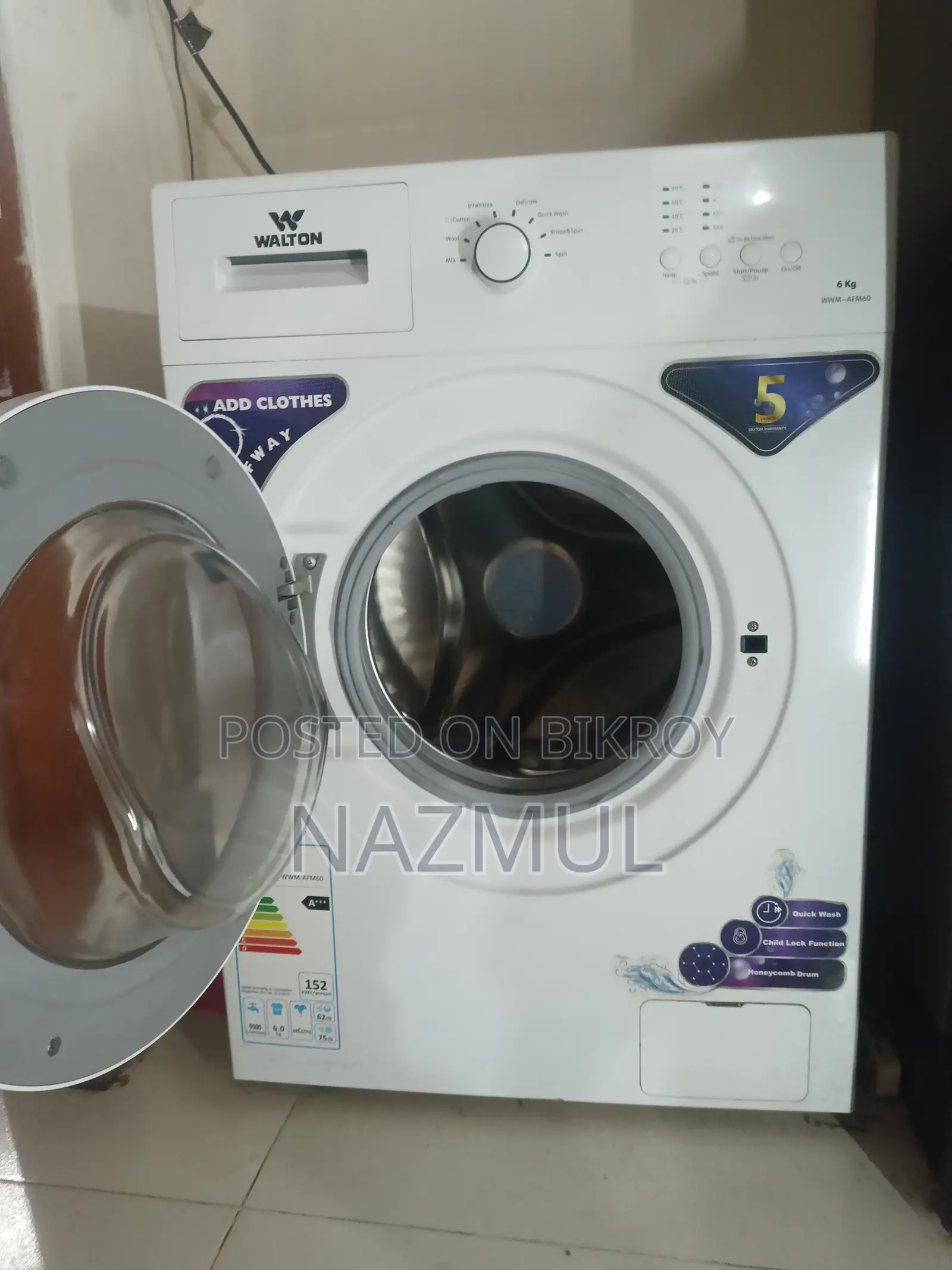 Walton Washing machine