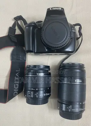 Canon EOS 1100D DSLR Full Set with 2 Lenses