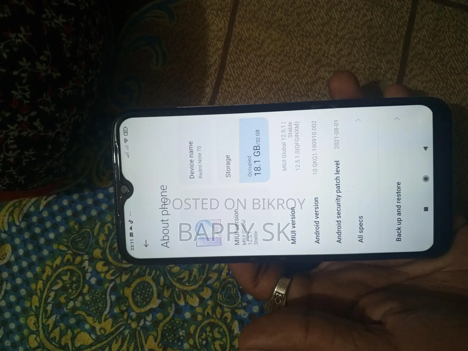 Xiaomi Redmi Note 7s . (Used)