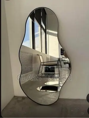 Aluminium frame mirror with stand