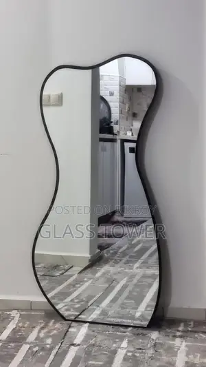 Aluminium frame mirror with stand