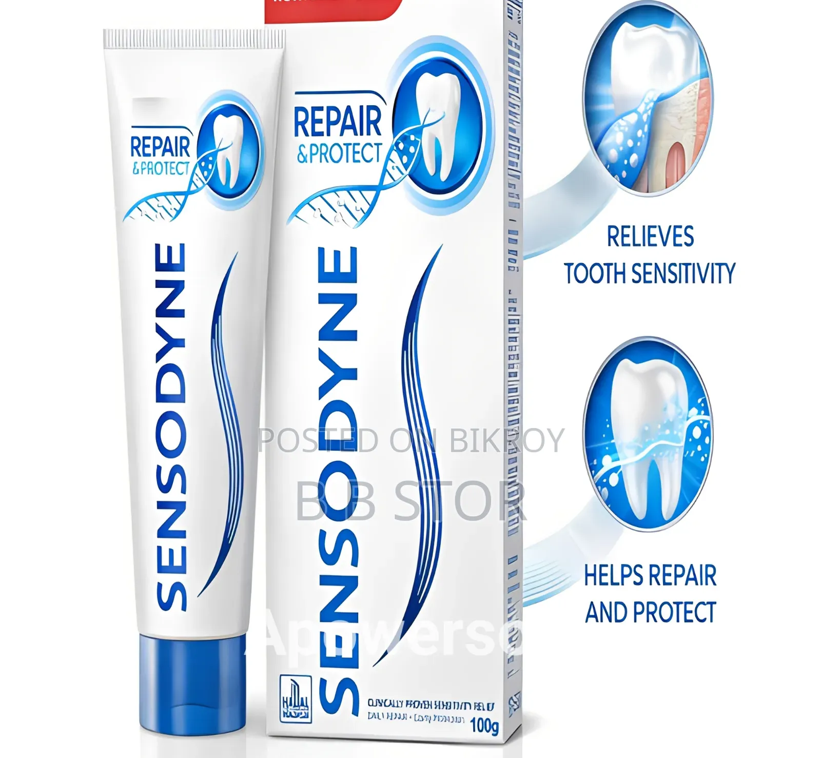 Sensodyne Whitening Long-Lasting Relief Toothpaste 100g