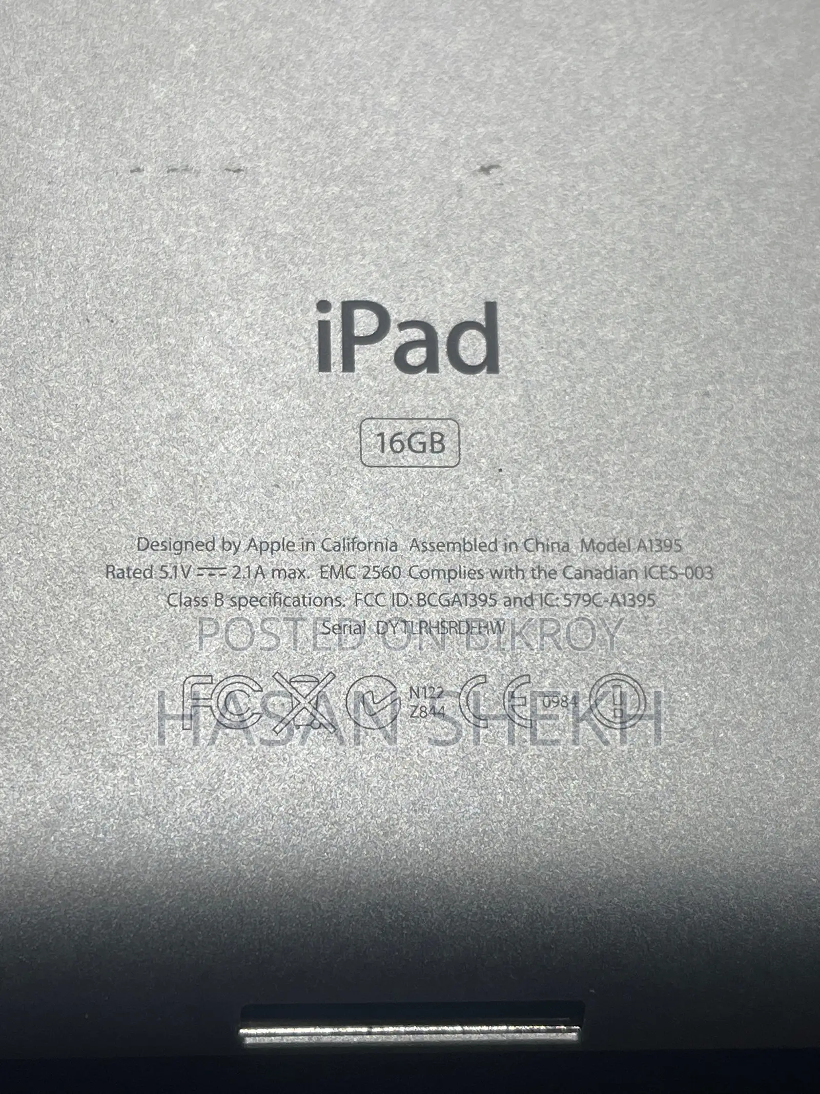 Apple iPad 2 16gb, Used
