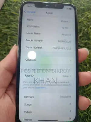 Apple iPhone X 64 (Used)