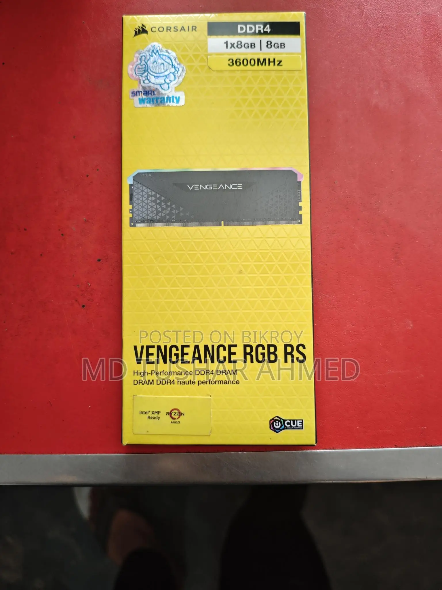 Corsair Vengeance Rgb DDR4 3600mhz RAM
