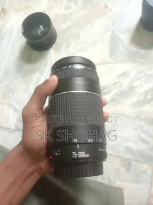 ক্যানন লেন্স ৭৫-৩০০ মিমি ১ মাস ব্যবহৃত, নিতে চাইলে ইনবক্স করুন