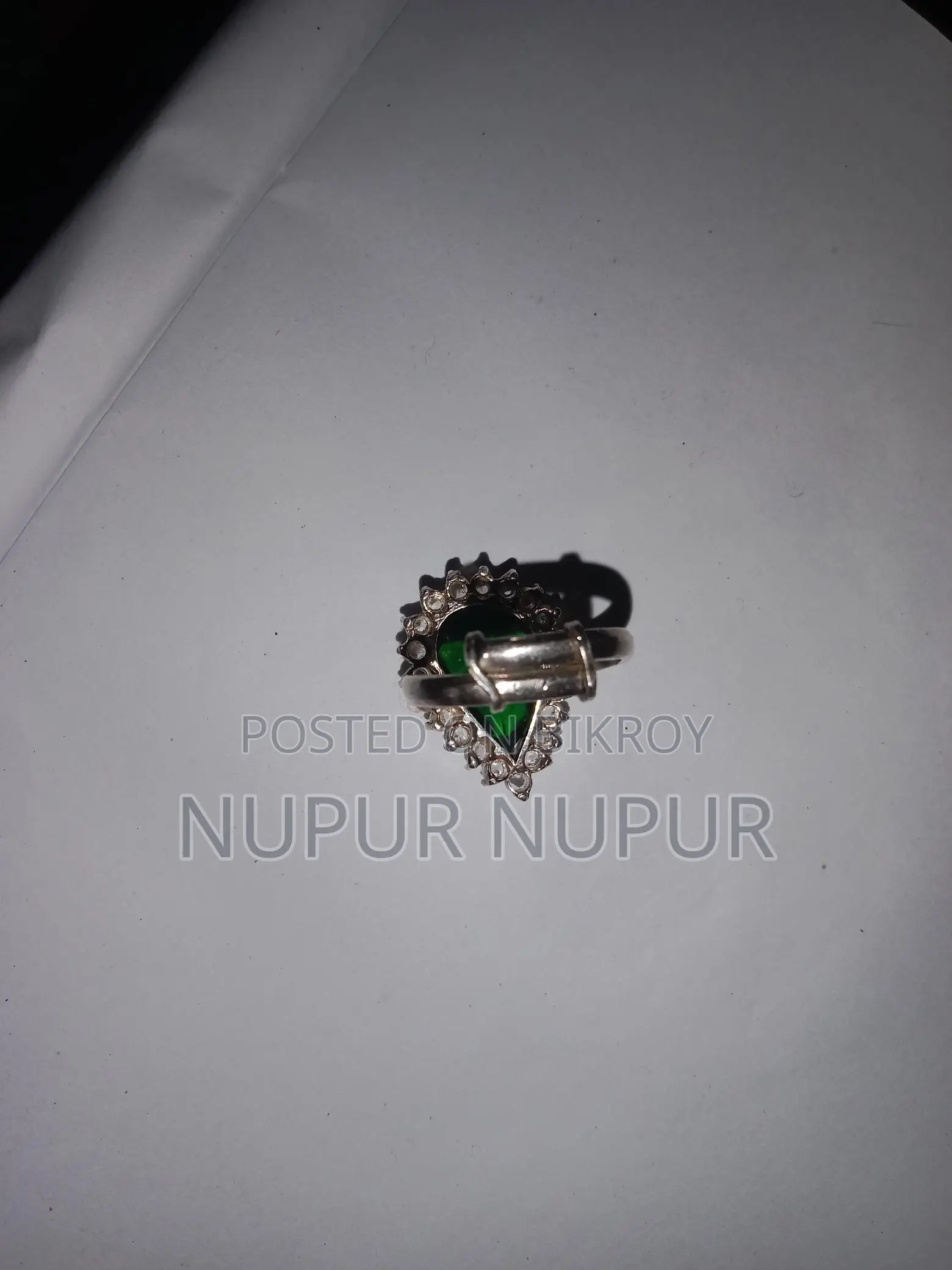 রুপার হুররাম আংটি