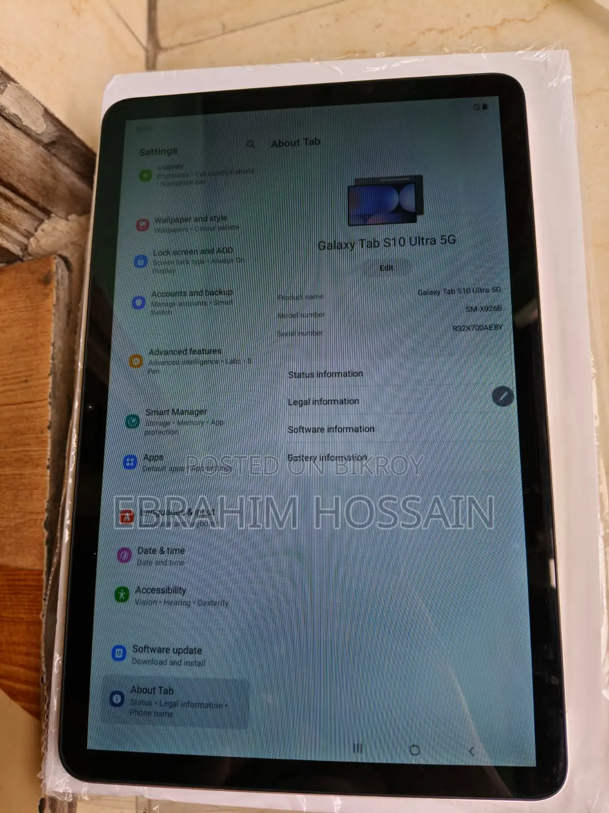 Samsung Tab S10 Ultra 5g